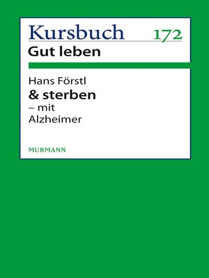 cover image of & sterben--mit Alzheimer